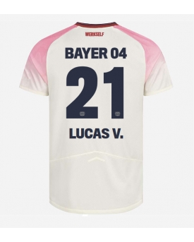 Billige Fotballdrakt Bayer Leverkusen Lucas Vazquez #21 Replika Bortedrakt 2025-26 Kortermet Billige Fotballdrakt Bayer Leverkusen Lucas Vazquez #21 Replika Bortedrakt 2025-26 Kortermet